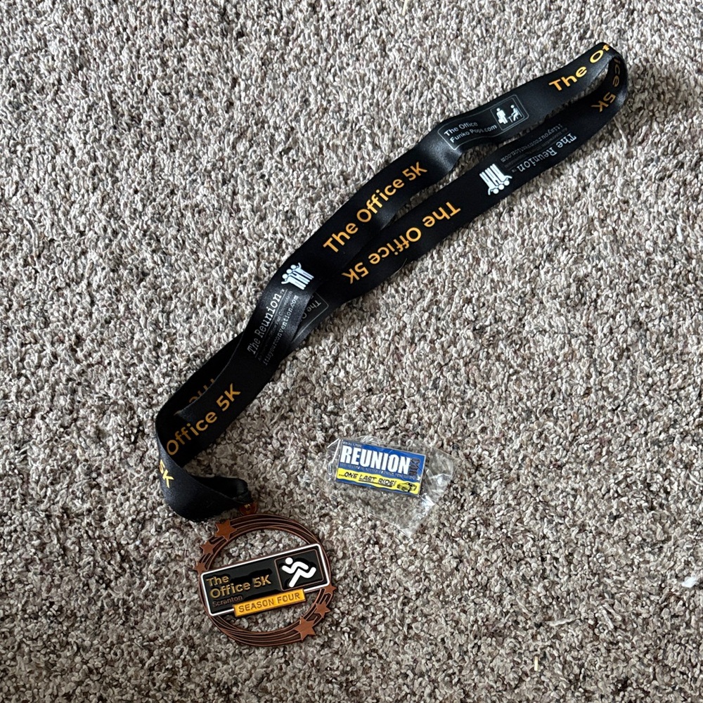 The Office 5K Medal with Lanyard